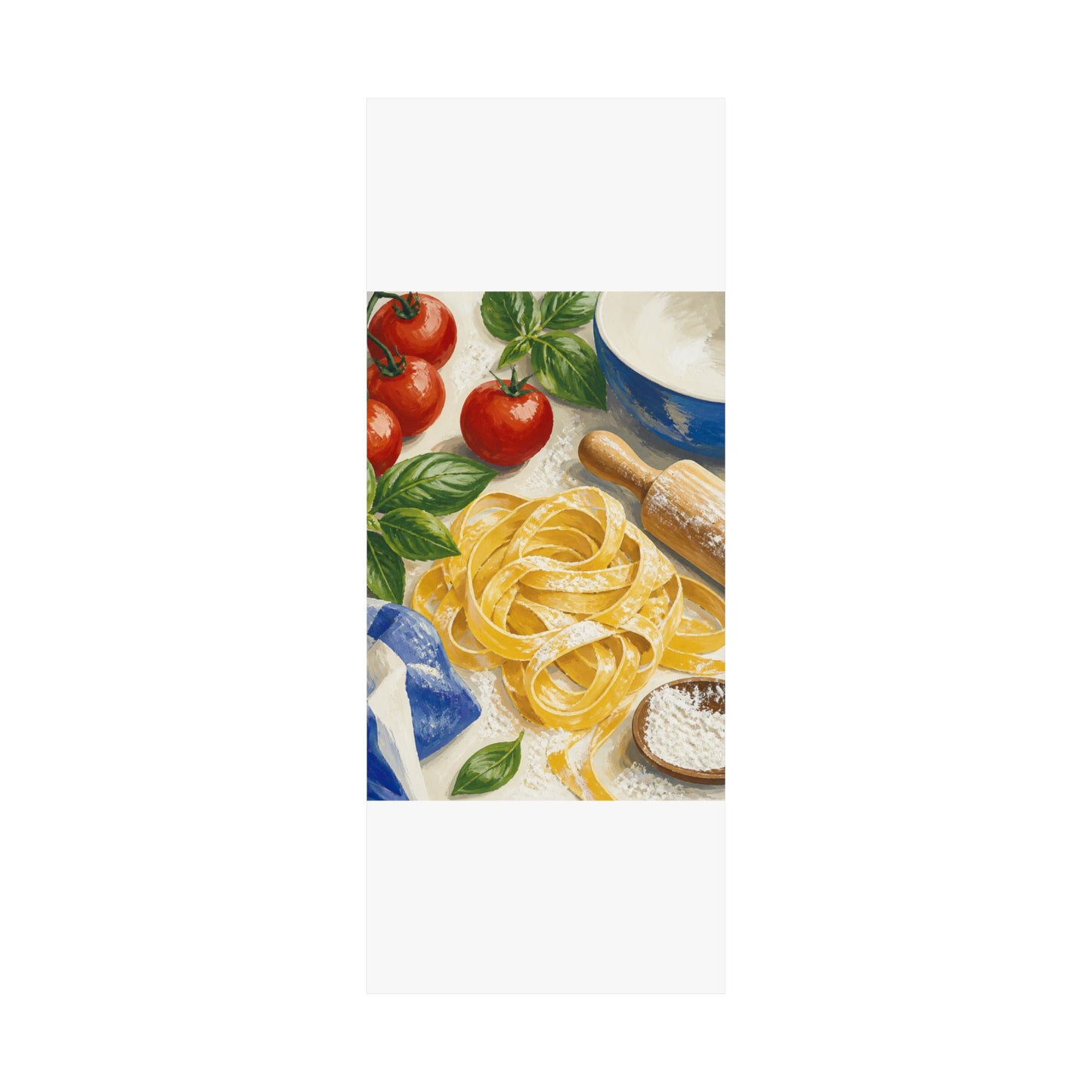 Fresh Pasta Making Kitchen Art Poster