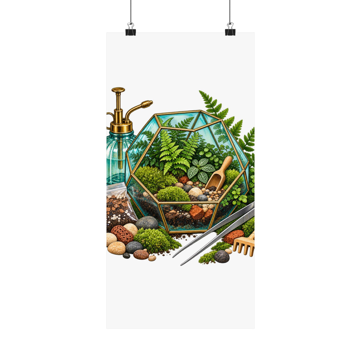 Fern Terrarium Building Workshop Poster
