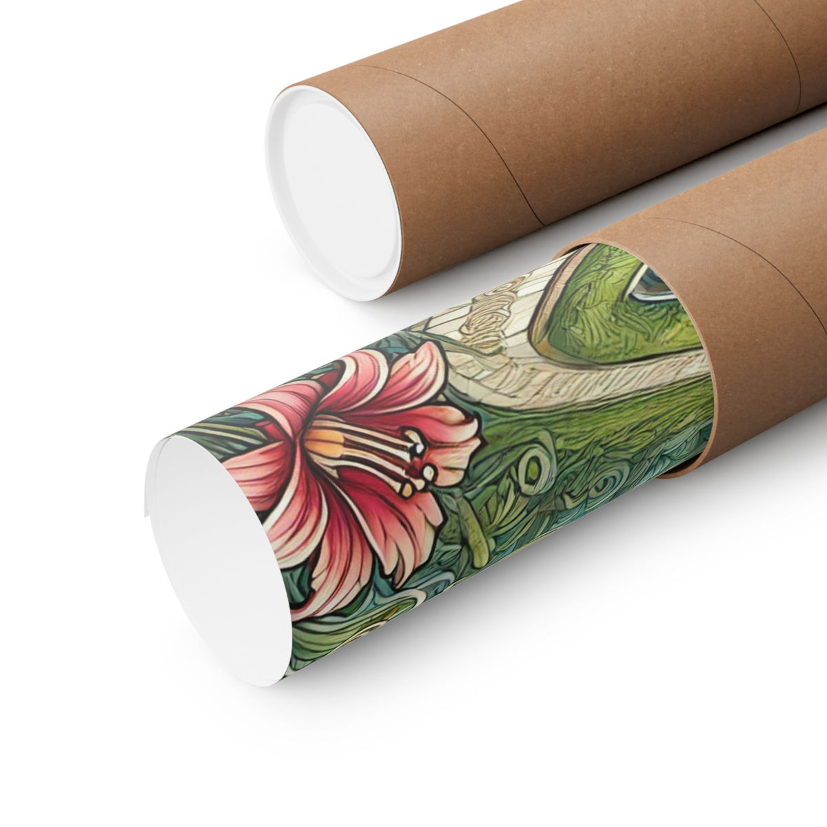 Botanical Gazebo Garden Art Nouveau Wall Art Poster