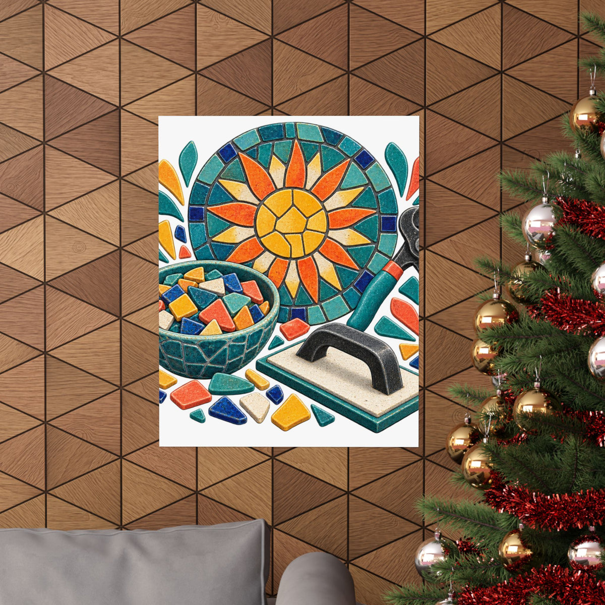 Sunburst Mosaic Making Workshop Poster