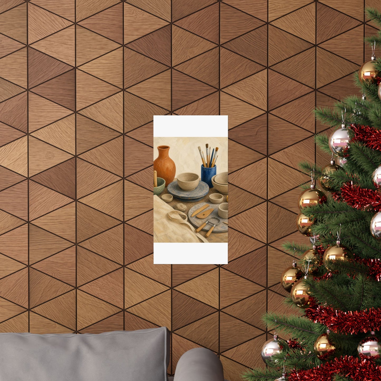 Colorful Pottery Studio Hobby Poster