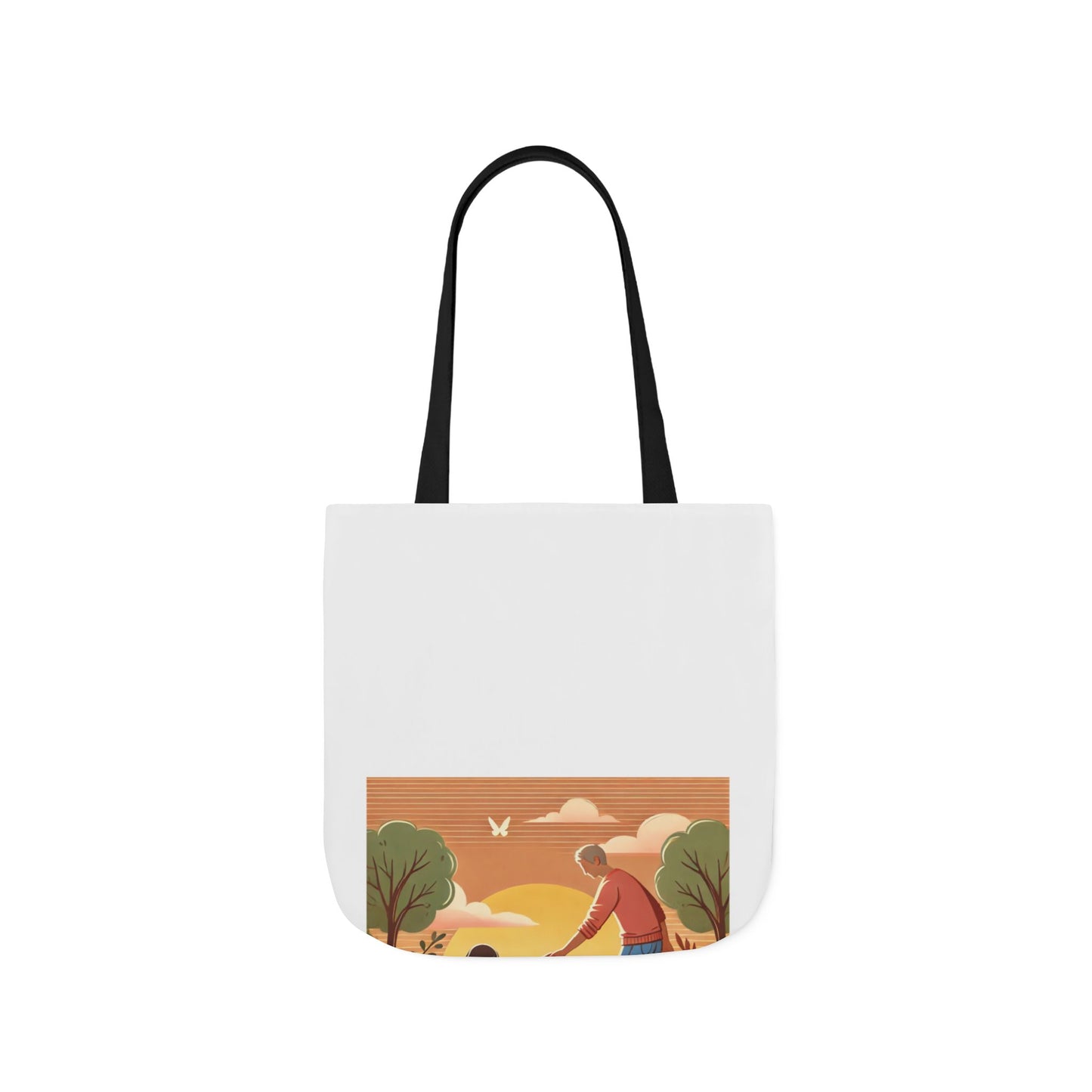 Helping Hands Sunset Garden Canvas Tote Bag