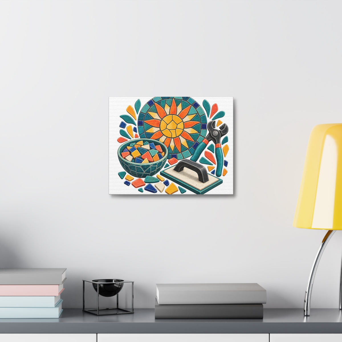 Sunburst Mosaic Making Workshop Canvas