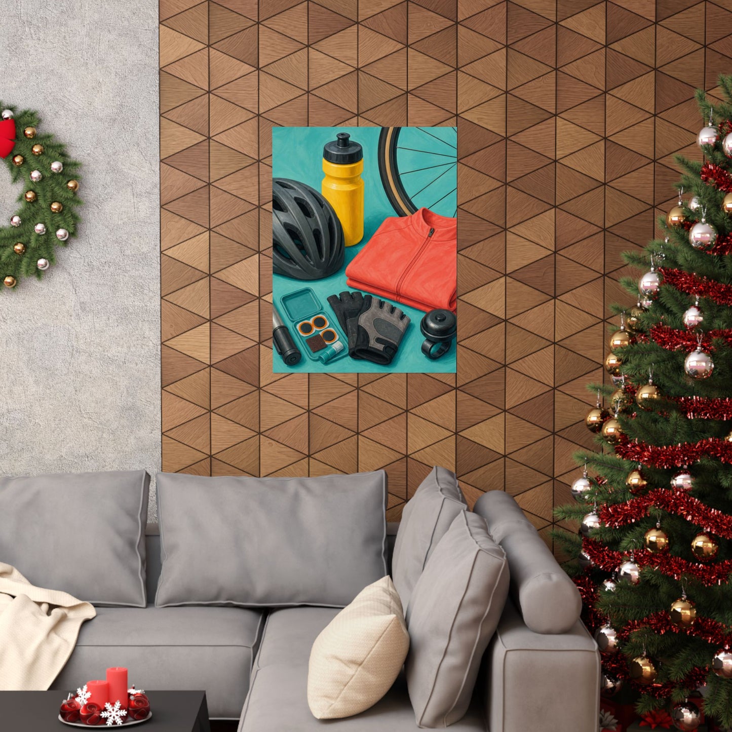 Colorful Cycling Gear Hobby Poster
