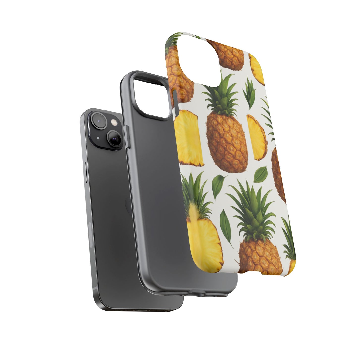 Pineapple Phone Case - Tough Cases, Tropical Phone Cover, Summer Vibe Accessories, Cute Pineapple Design, Fun Gift for Fruit Lovers