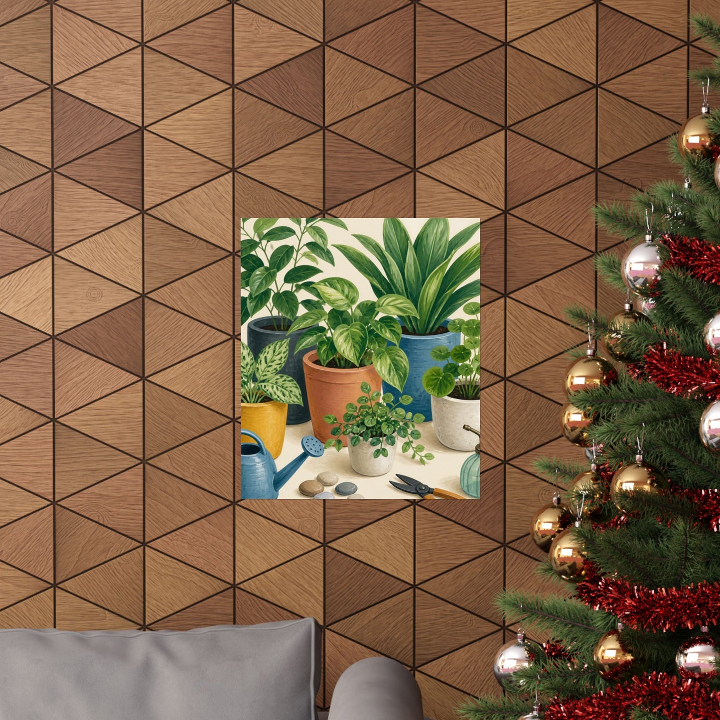Calm Indoor Houseplant Collection Art Poster