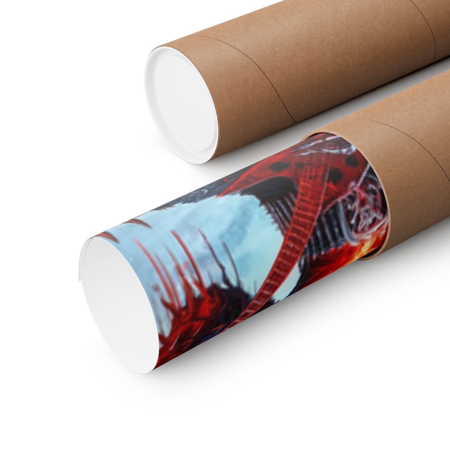 Heavy Metal Santa Holiday Concert Music Room Poster