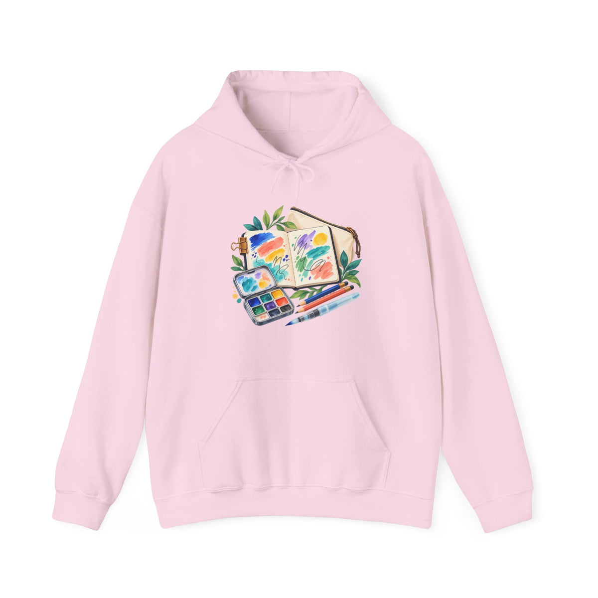 Colorful Urban Sketching Travel Kit Hoodie