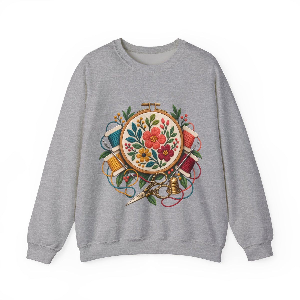 Botanical Embroidery Workshop Sweatshirt