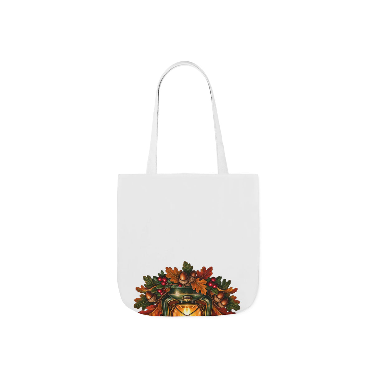 Autumn Oak Lantern and Acorns Tote Bag