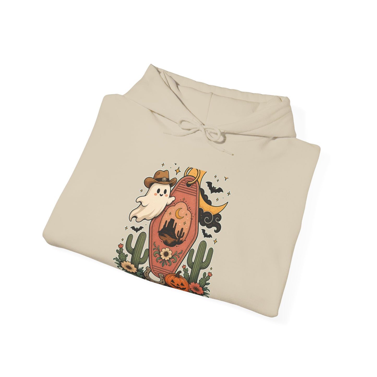 Haunted Desert Keytag Ghost Halloween Hoodie