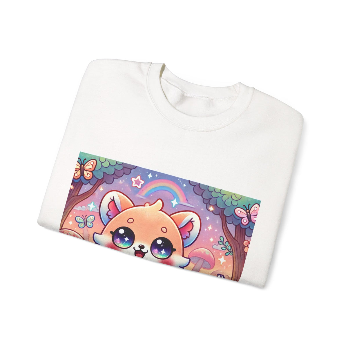 Pastel Woodland Fox Mushroom Kawaii Sweatshirt