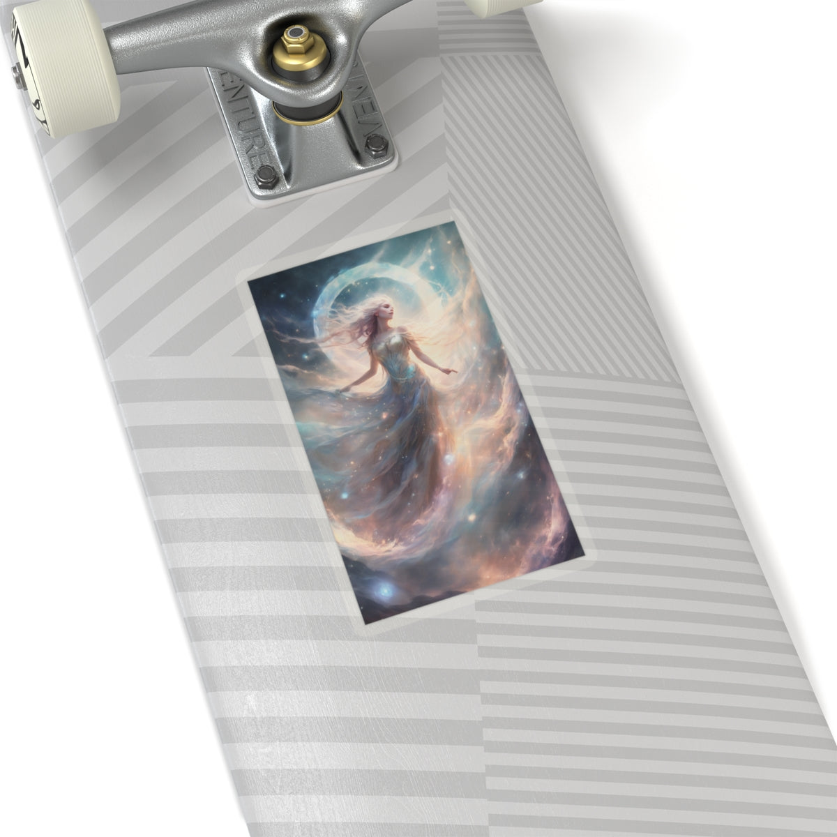 Moonlit Celestial Dancer Fantasy Portrait Sticker