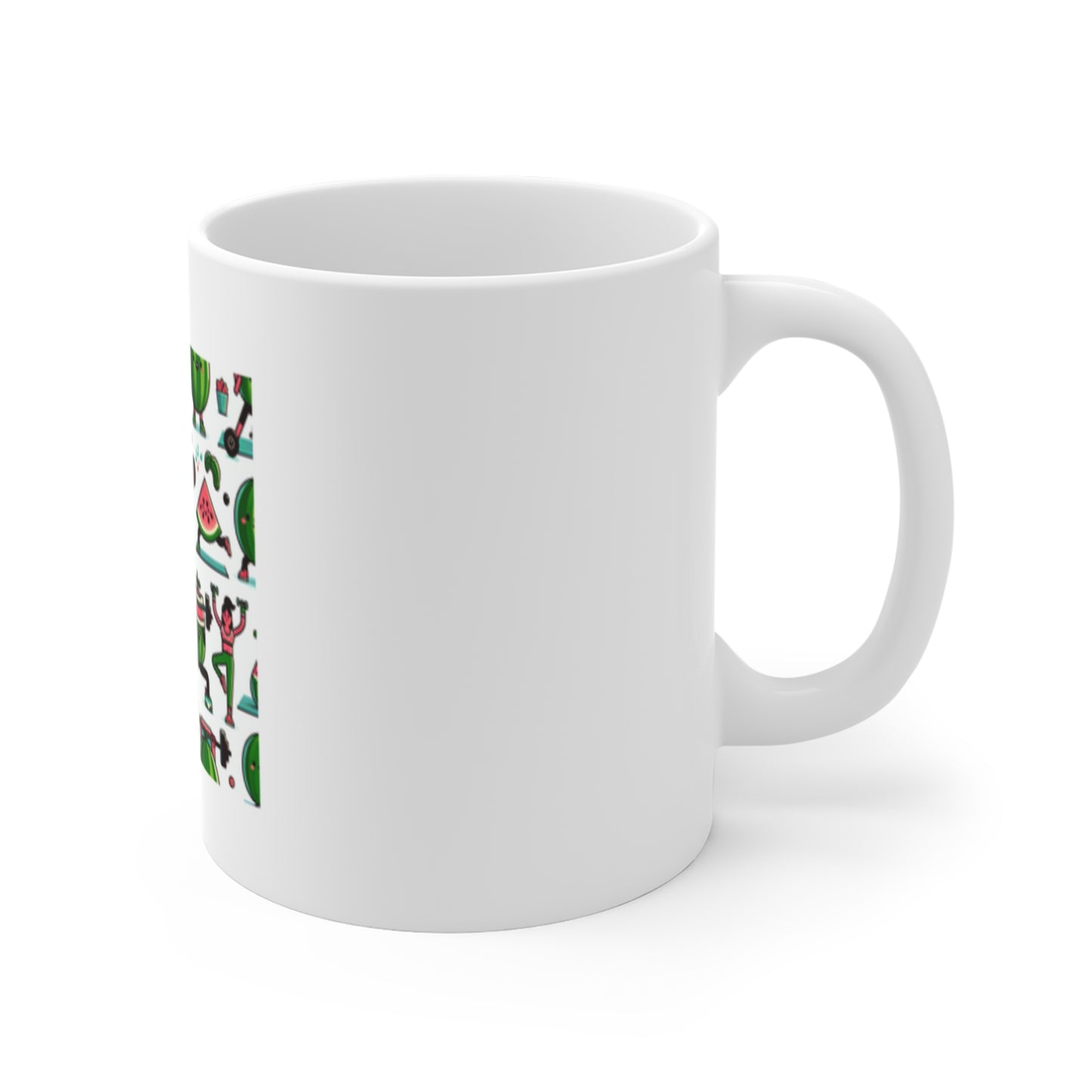 Watermelon Workout Club Cute Food Fitness Coffee Mug