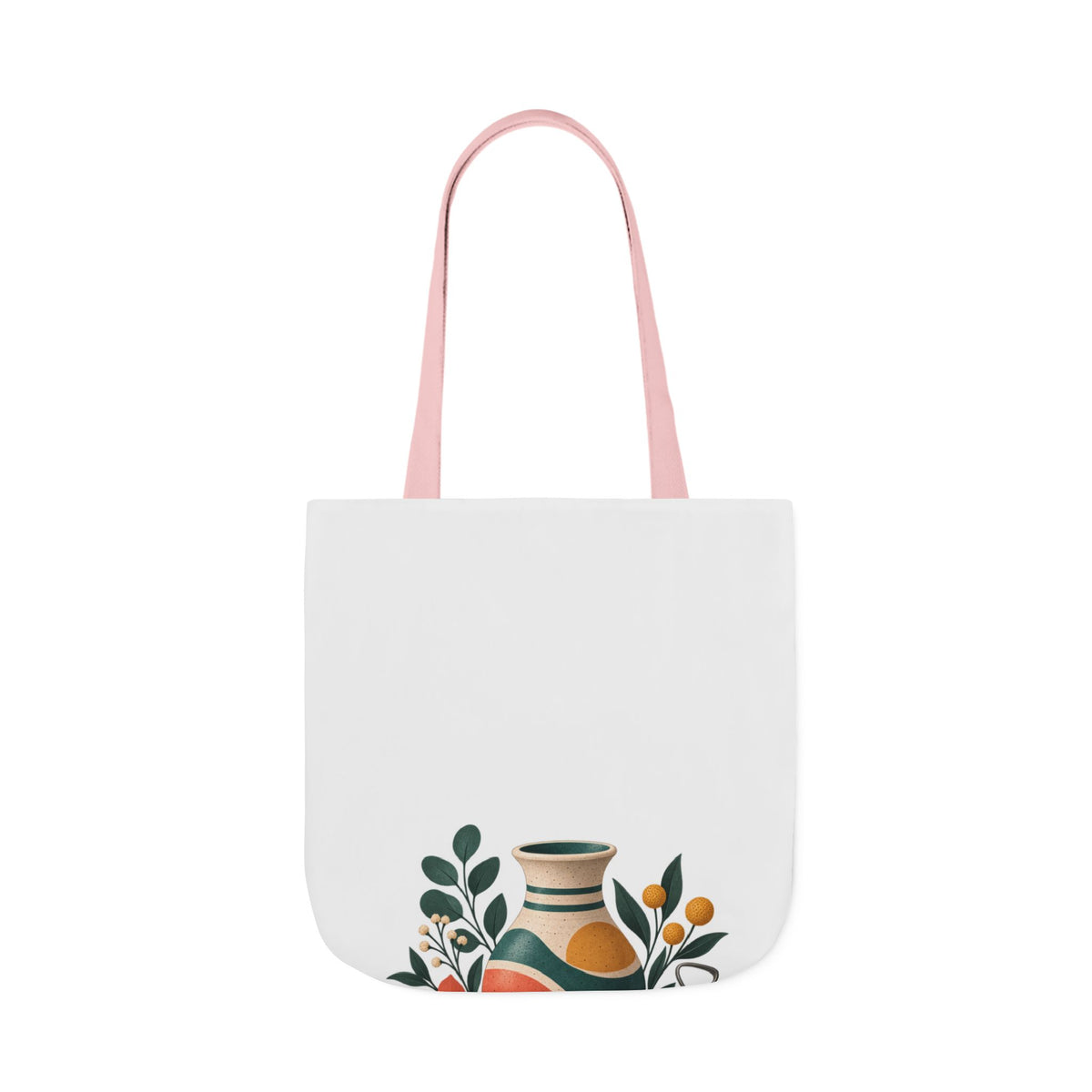 Midcentury Pottery Botanical Art Tote Bag