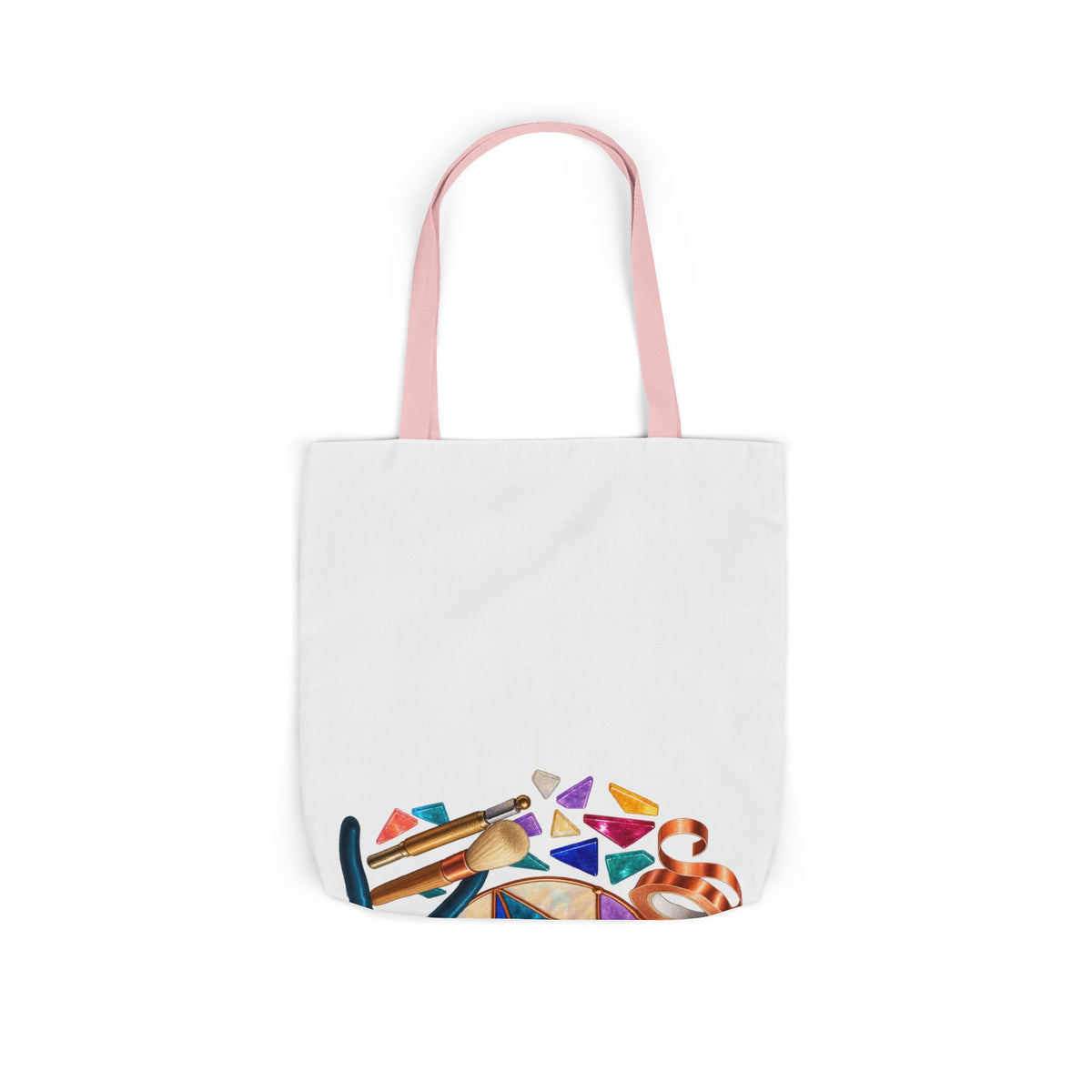 Abstract Stained Glass Suncatcher Workshop Tote Bag