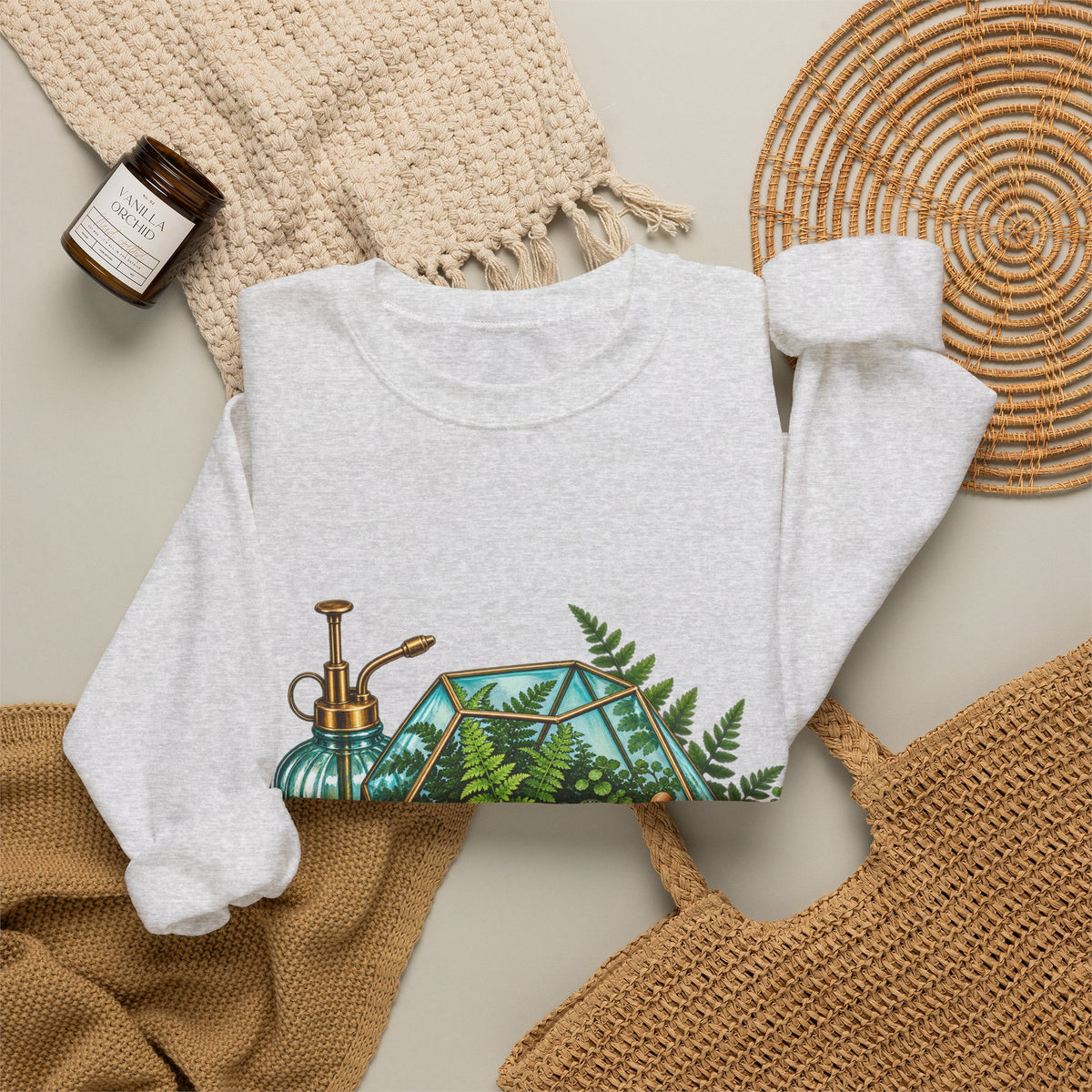 Fern Terrarium Building Workshop Sweatshirt