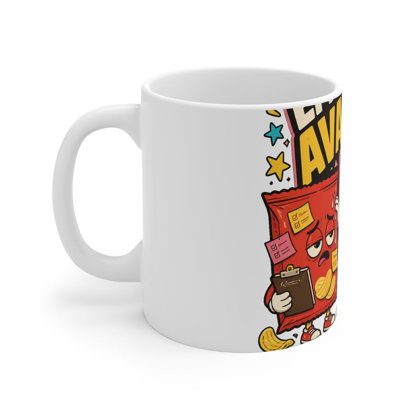 Emotionally Available For Snacks Funny Snack Mug