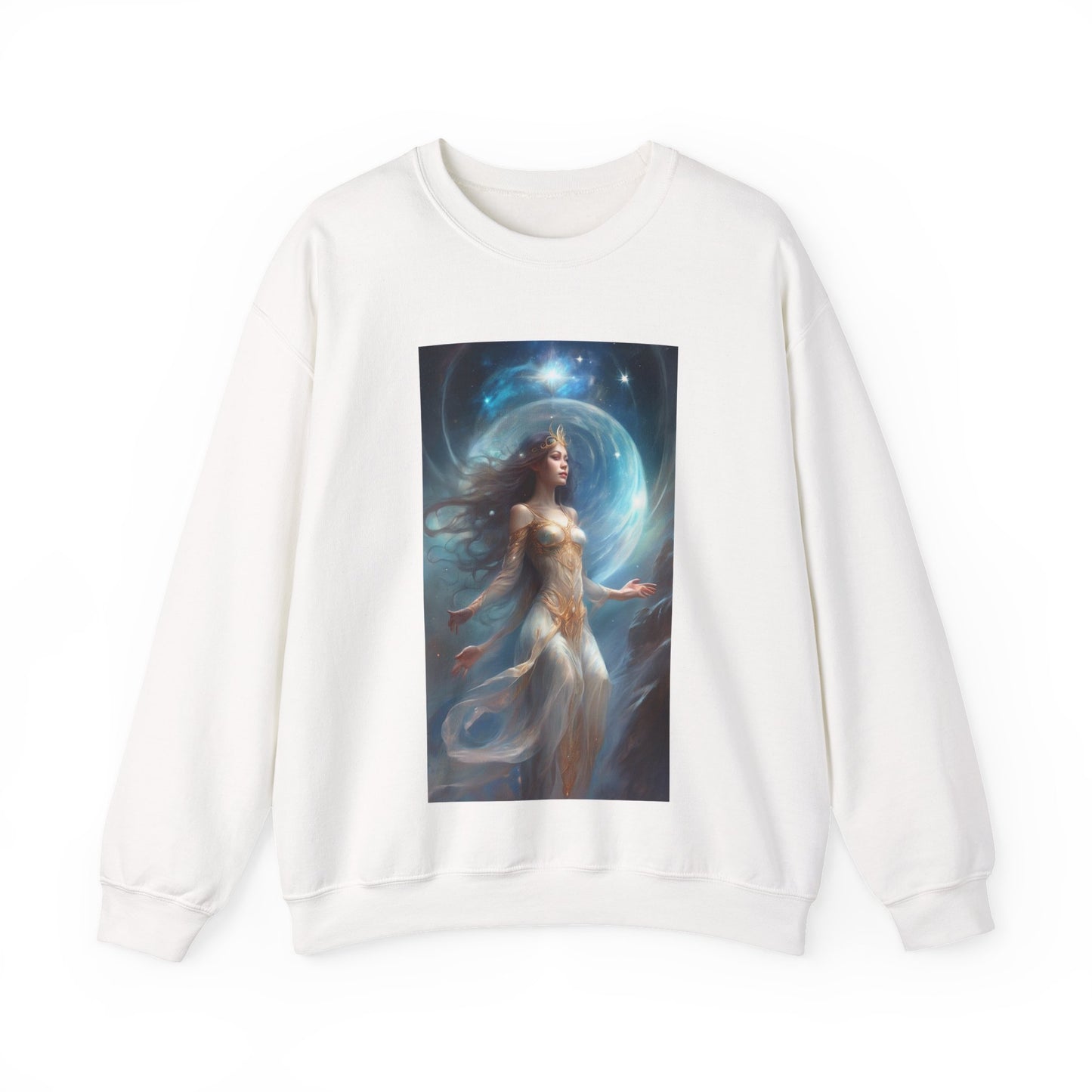 Lunar Celestial Queen Fantasy Portrait Sweatshirt