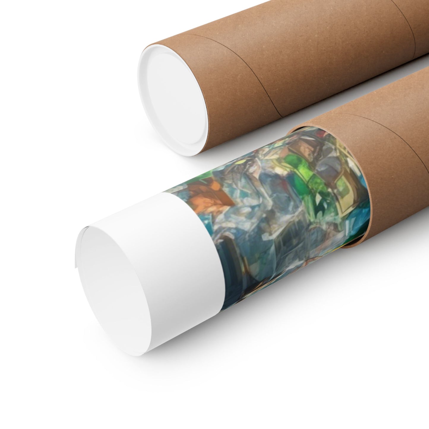 Urban Recycling Anime Friends Green City Wall Poster