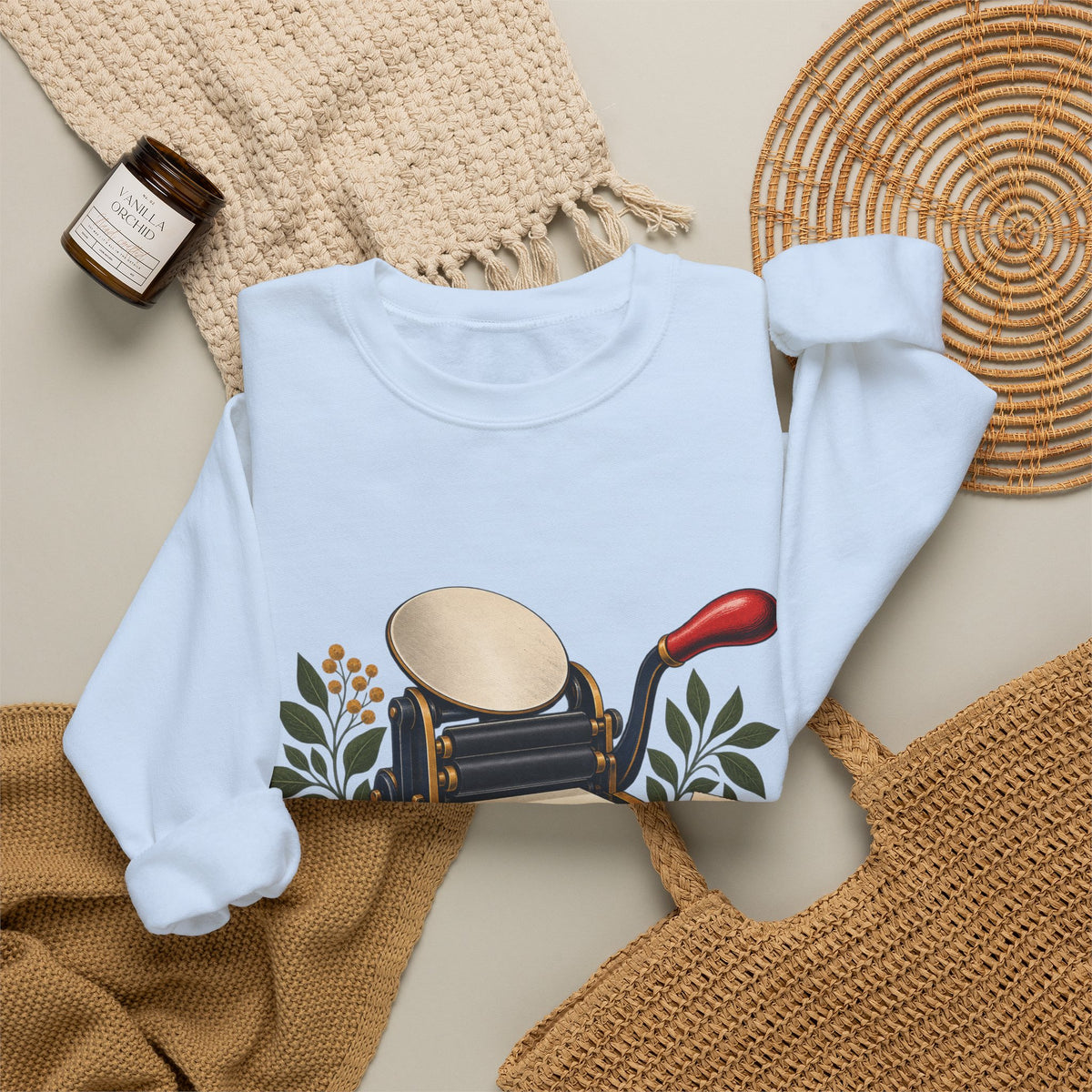 Botanical Letterpress Printshop Sweatshirt