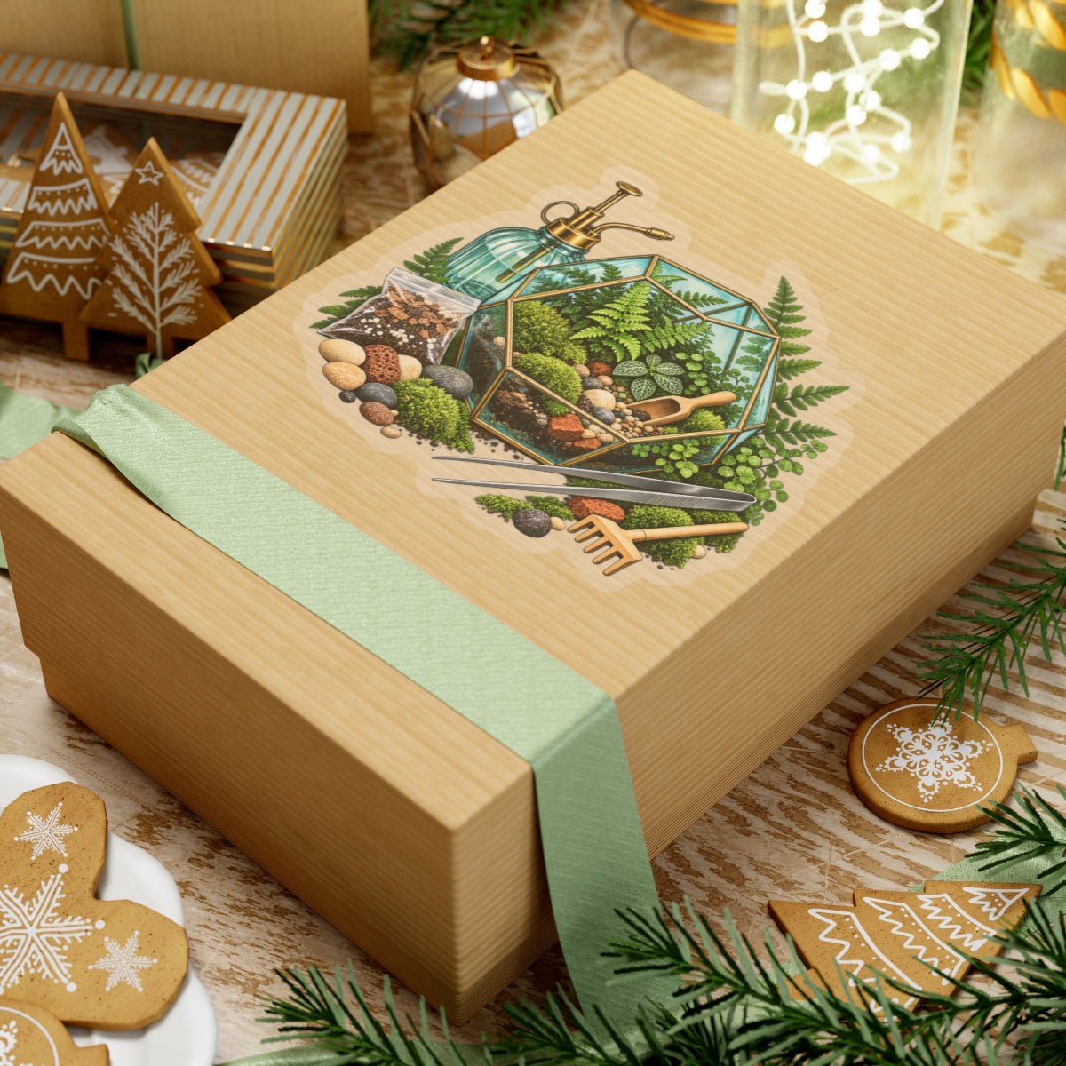 Fern Terrarium Building Workshop Sticker