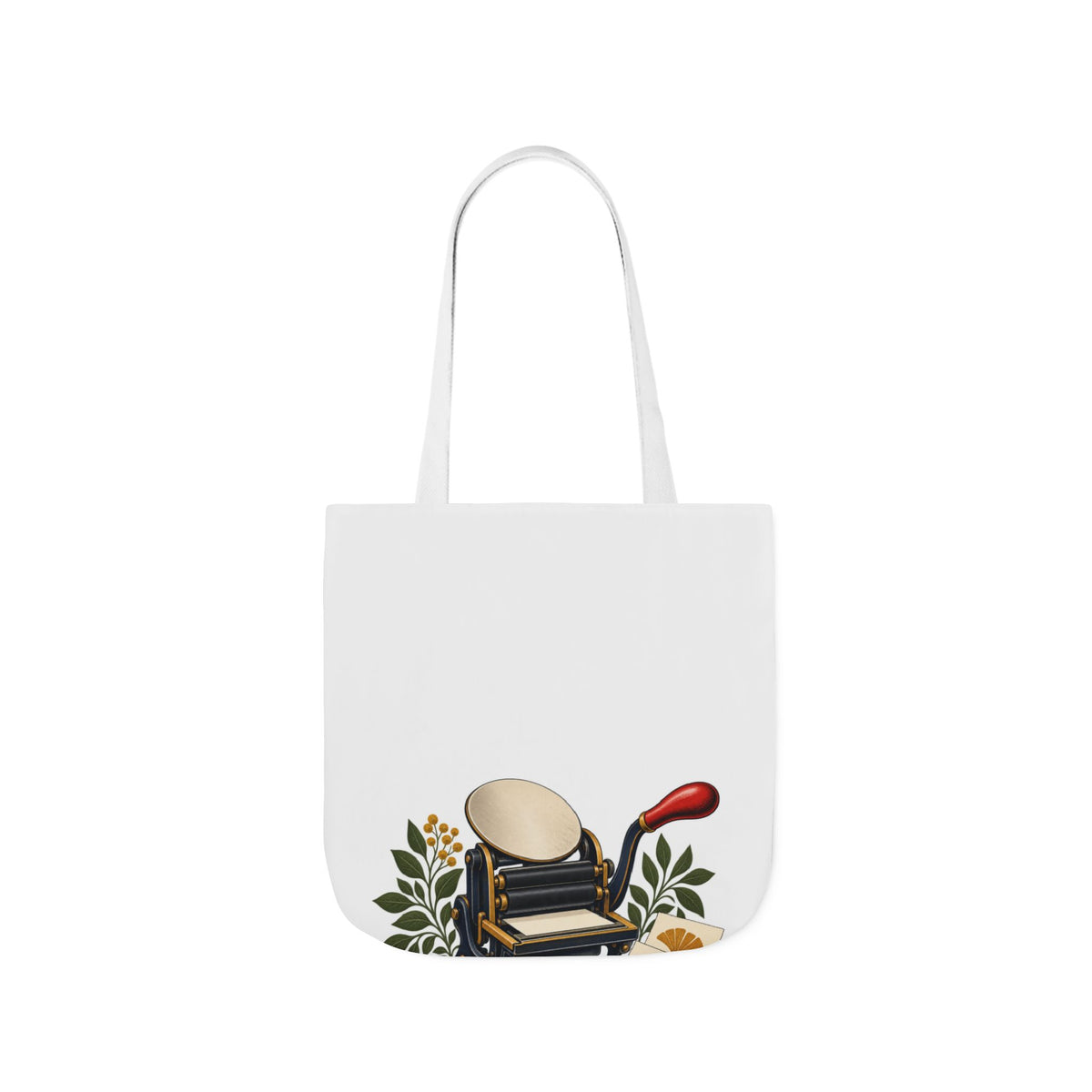 Botanical Letterpress Printshop Tote Bag