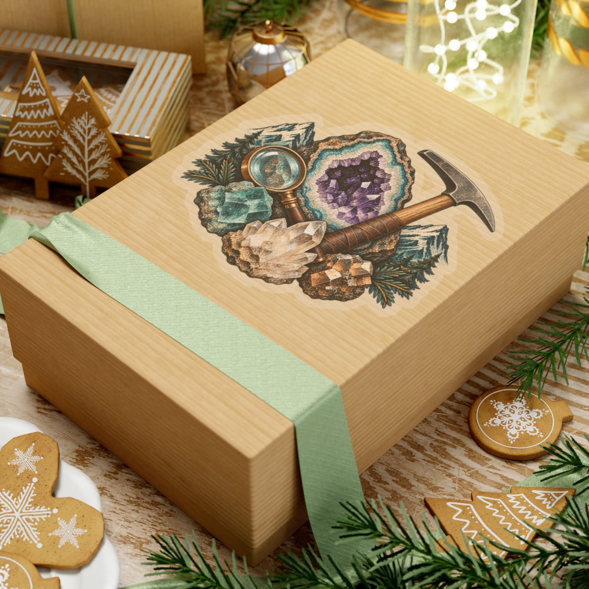 Vintage Geode and Rockhounding Field Kit Sticker