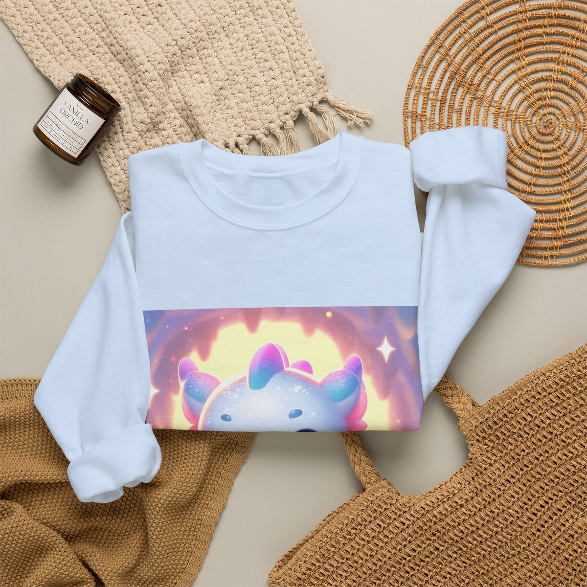 Pastel Treasure Dragon Kawaii Fantasy Sweatshirt