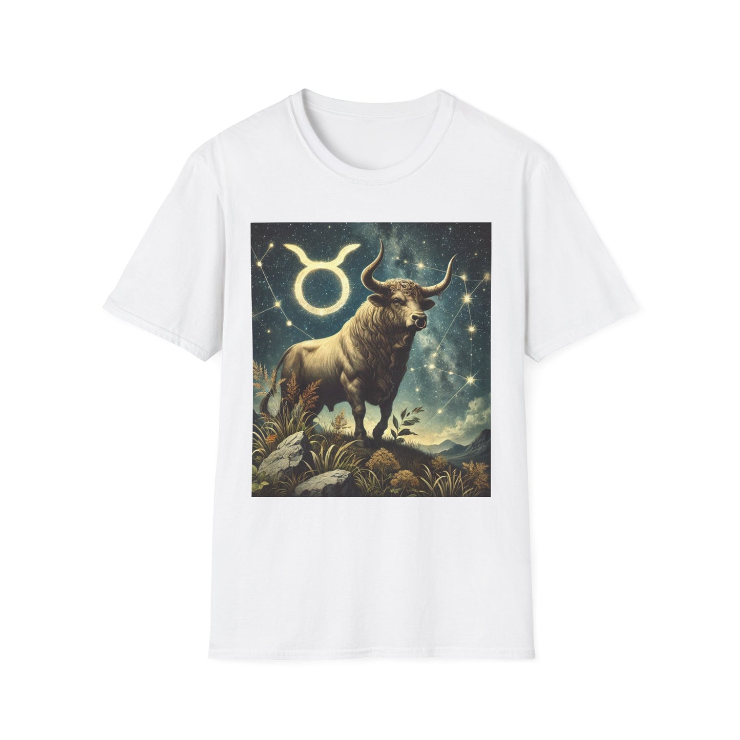 Taurus Bull Unisex T-Shirt, Zodiac Tee, Astrology Clothing, Bull Shirt, Horoscope Top