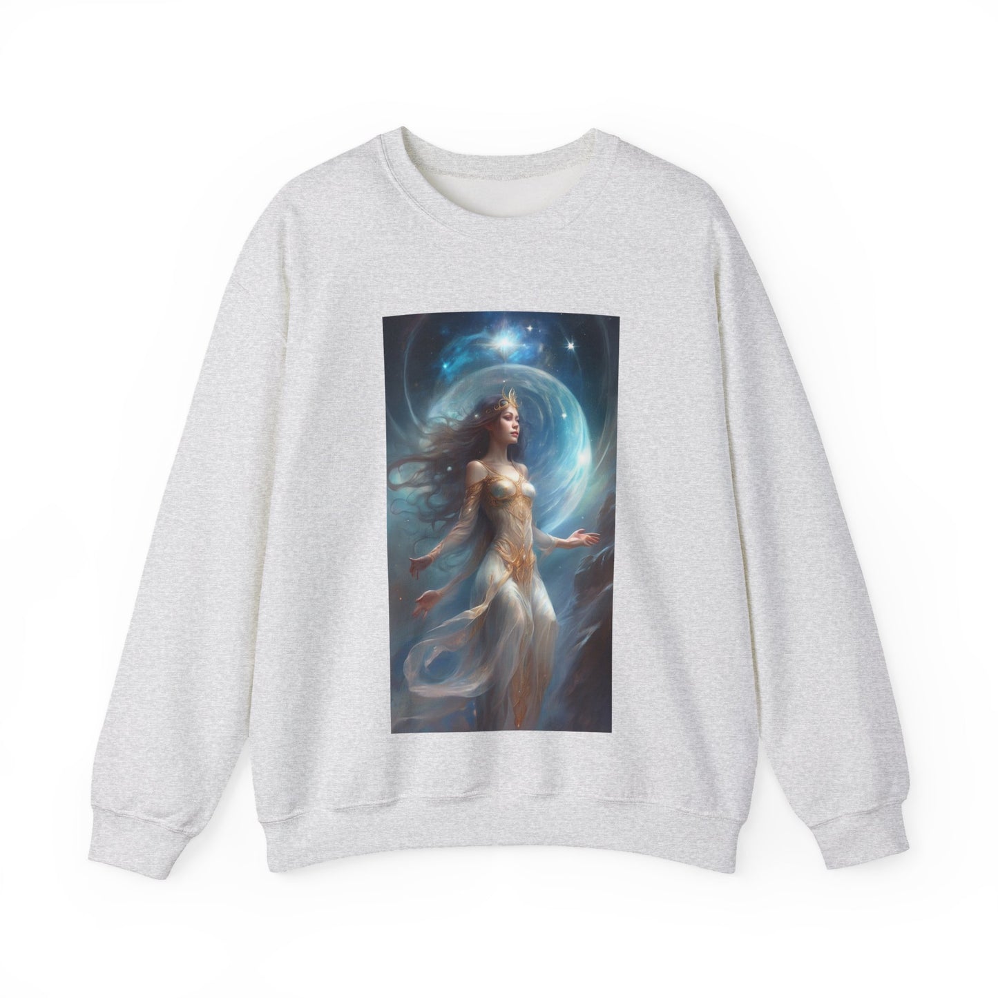 Lunar Celestial Queen Fantasy Portrait Sweatshirt