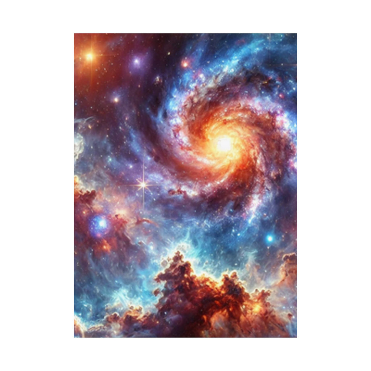 Galaxy Nebula Dreamscape Abstract Space Poster Wall Art Decor