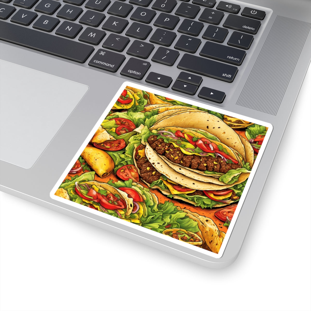 Stacked Taco Fiesta Foodie Gift Art Sticker