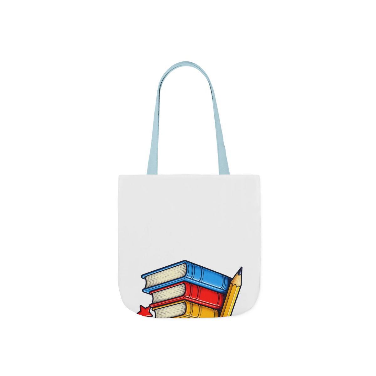 Retro School Books Apple Teacher Appreciation Tote Bag