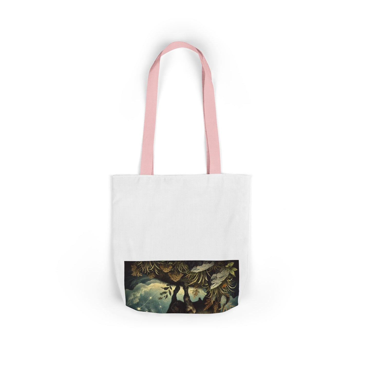 Taurus Bull Constellation Celestial Canvas Tote Bag