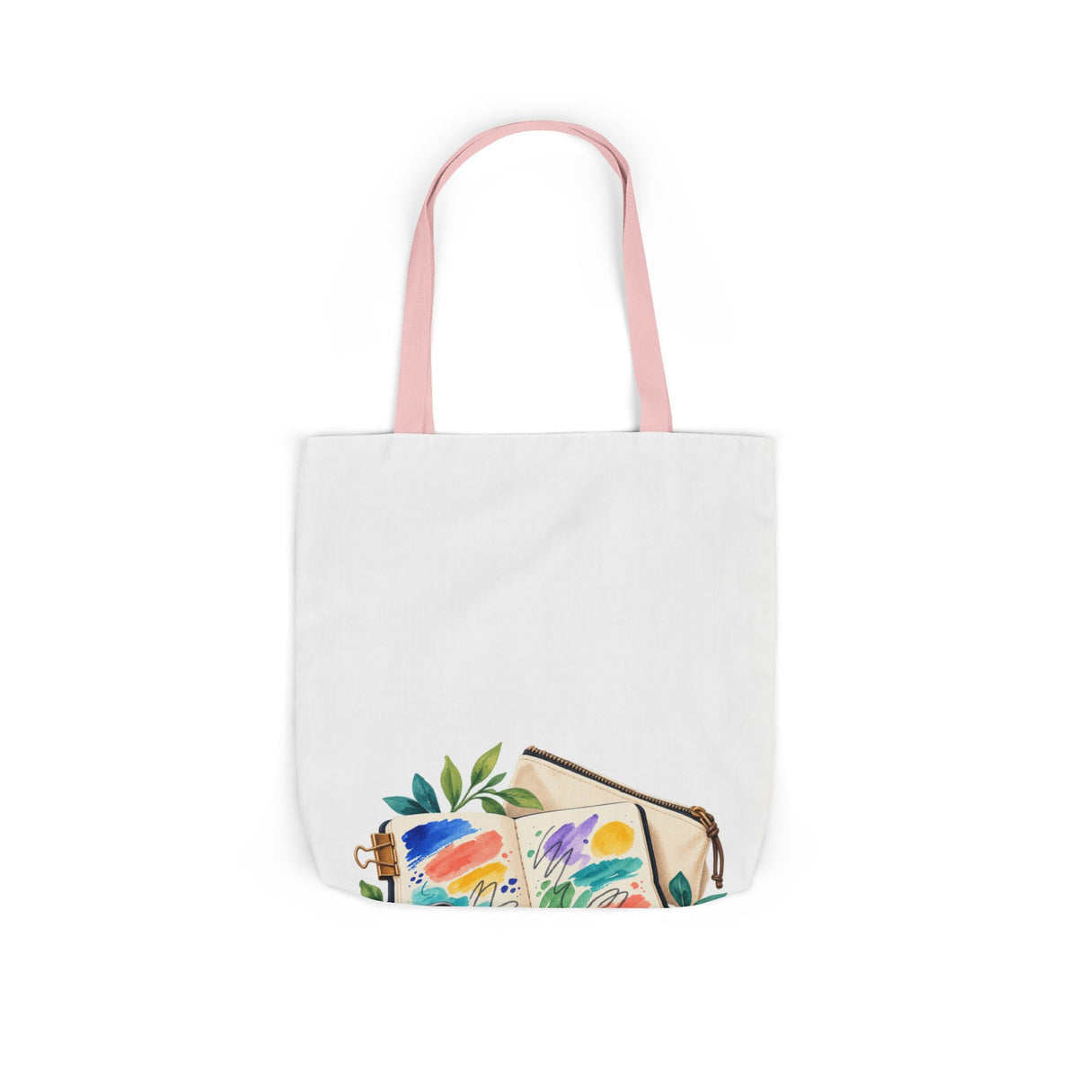 Colorful Urban Sketching Travel Kit Tote Bag