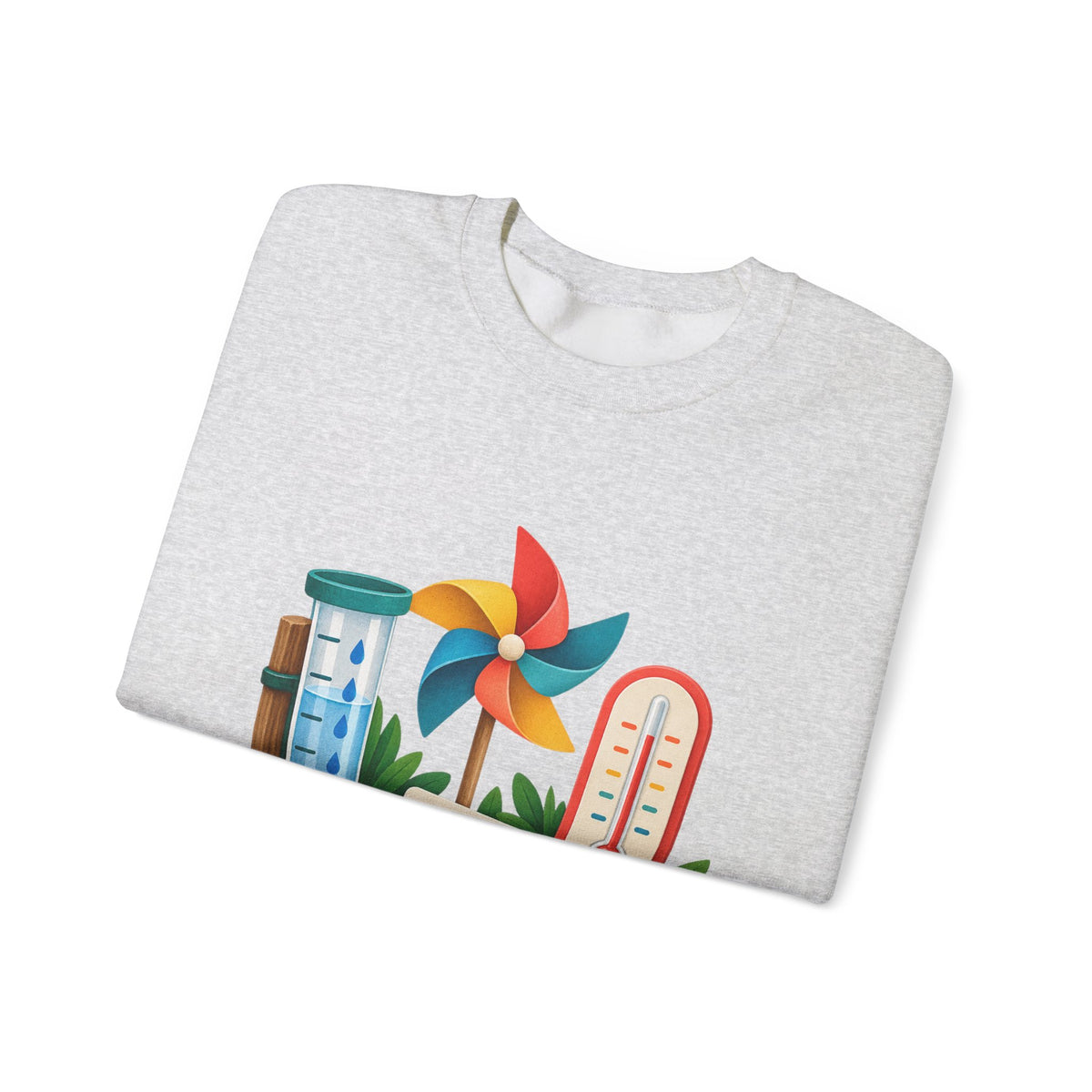 Colorful Backyard Weather Watching Kit Sweatshirt