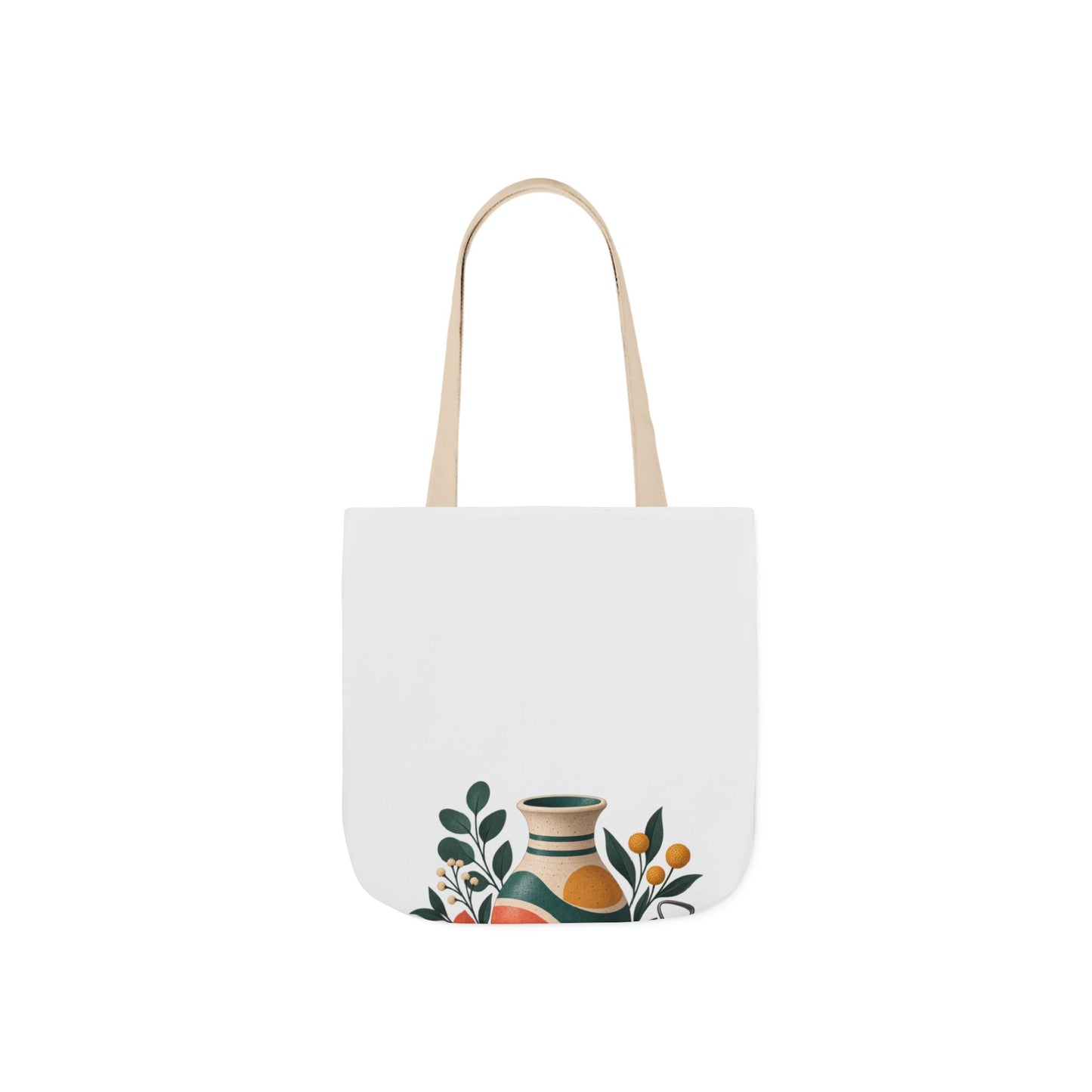 Midcentury Pottery Botanical Art Tote Bag