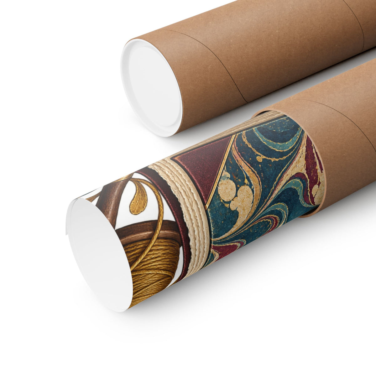 Traditional Marbled Bookbinding Workshop Poster