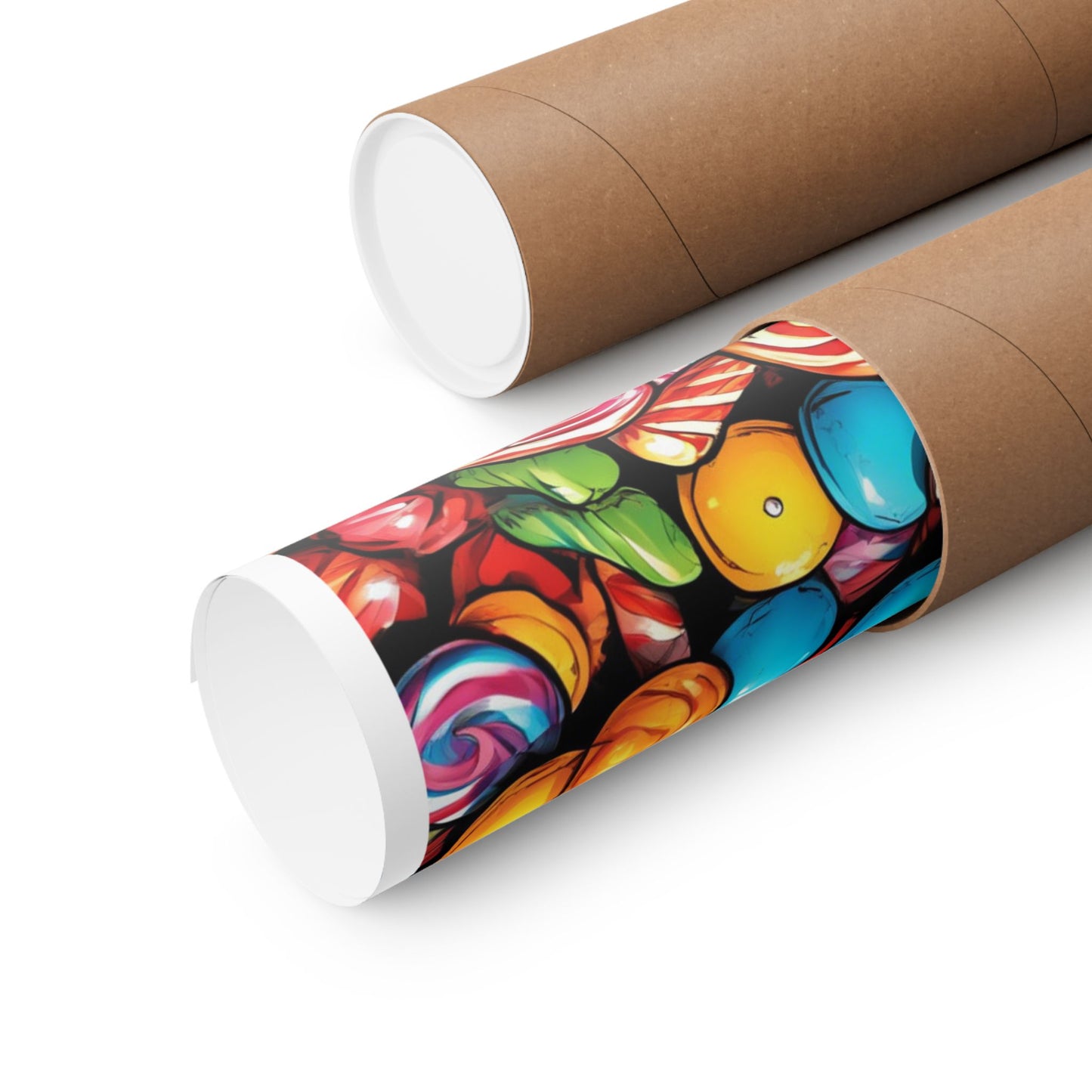 Colorful Candy Pattern Sweets Gift Art Poster