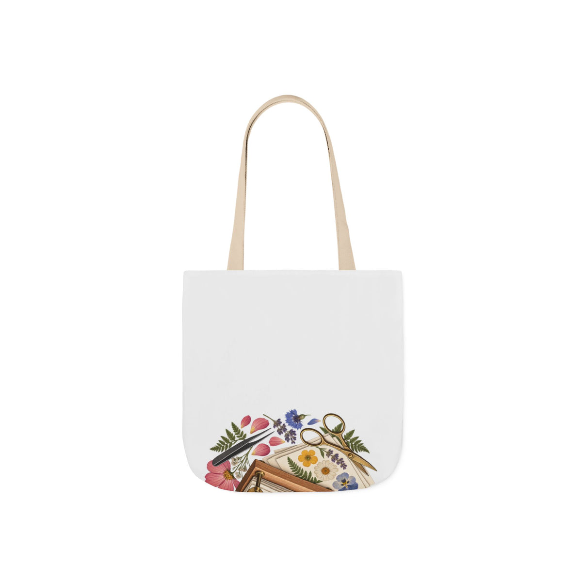 Botanical Flower Press Workshop Tote Bag