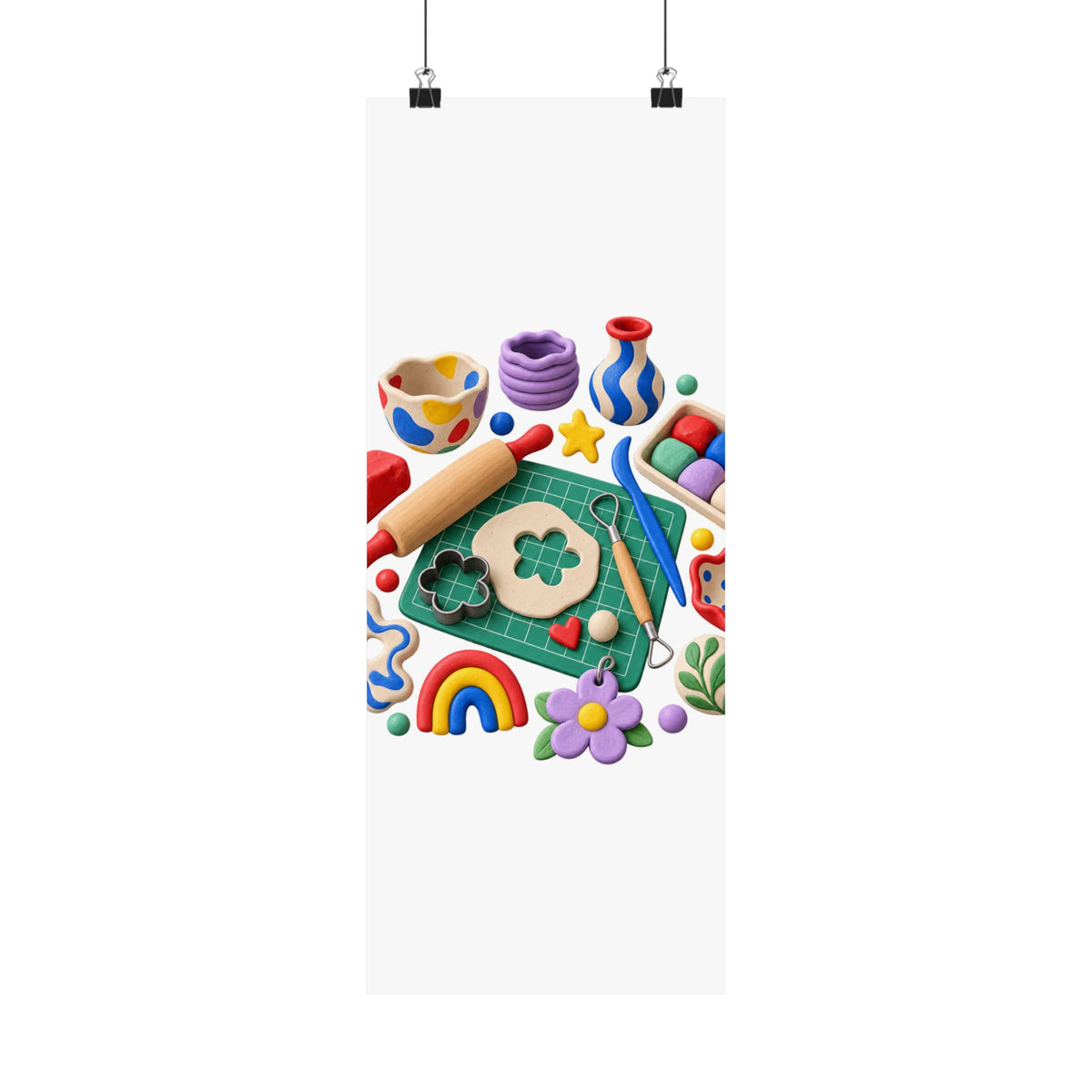 Miniature Clay Sculpting Workshop Poster