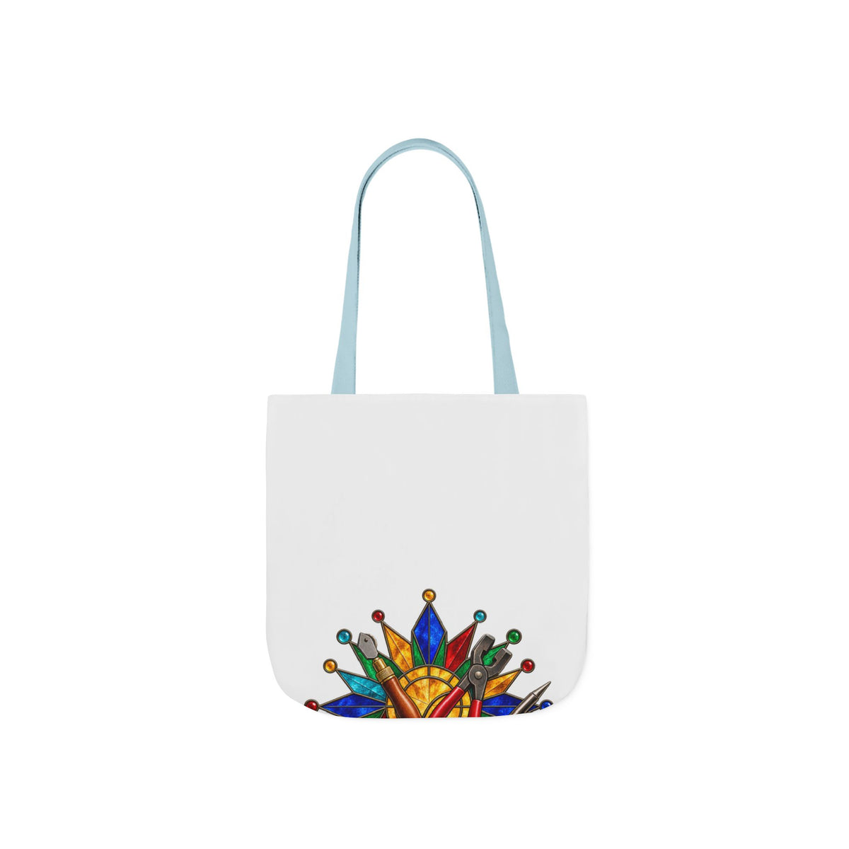 Stained Glass Workshop Tools Tote Bag
