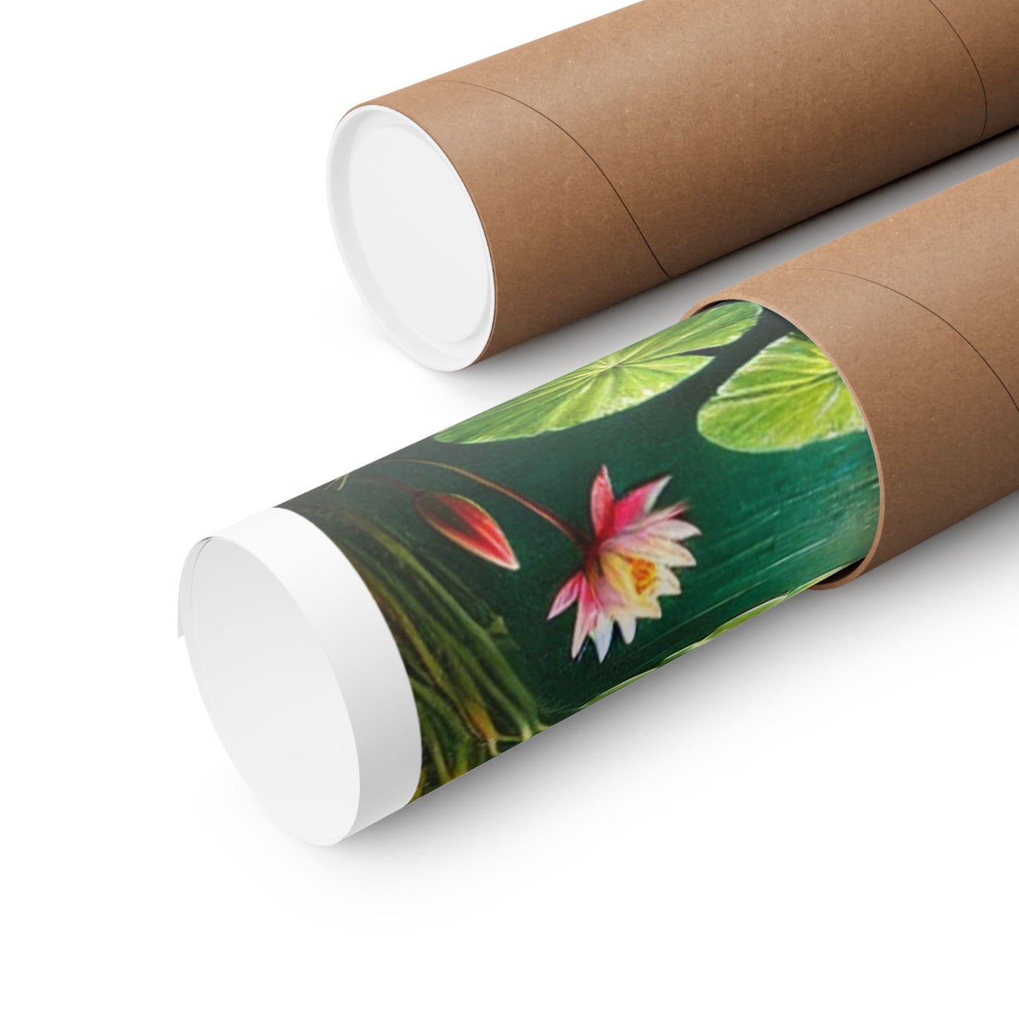 Spring Garden Gazebo Floral Landscape Poster