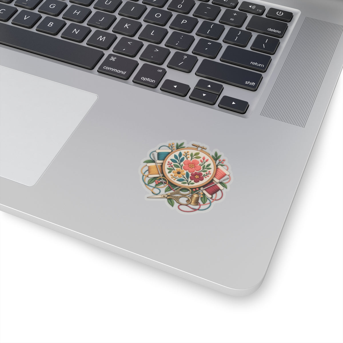 Botanical Embroidery Workshop Sticker