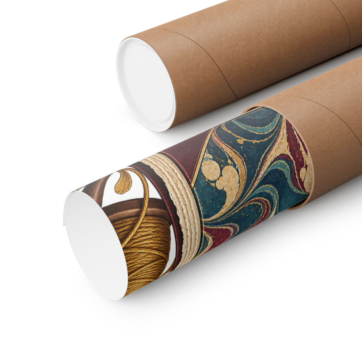 Traditional Marbled Bookbinding Workshop Poster