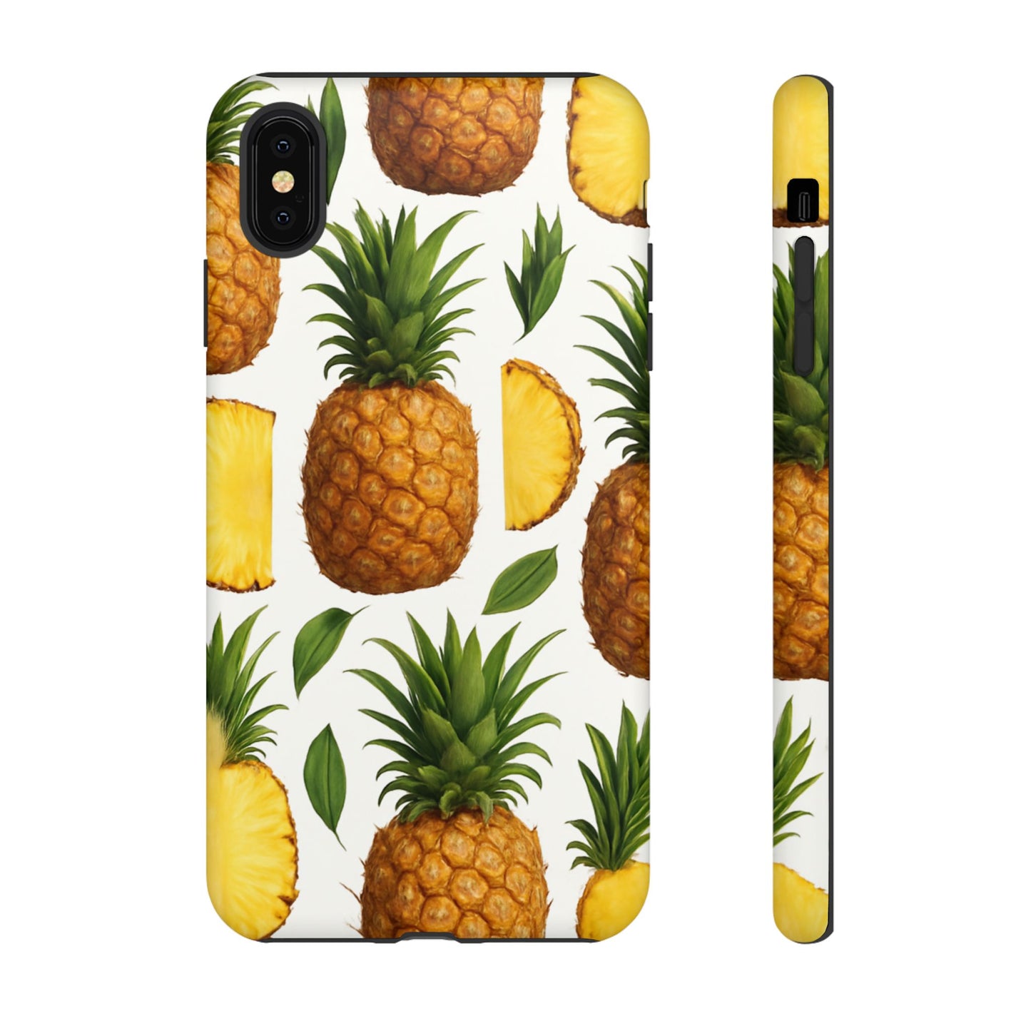 Pineapple Phone Case - Tough Cases, Tropical Phone Cover, Summer Vibe Accessories, Cute Pineapple Design, Fun Gift for Fruit Lovers