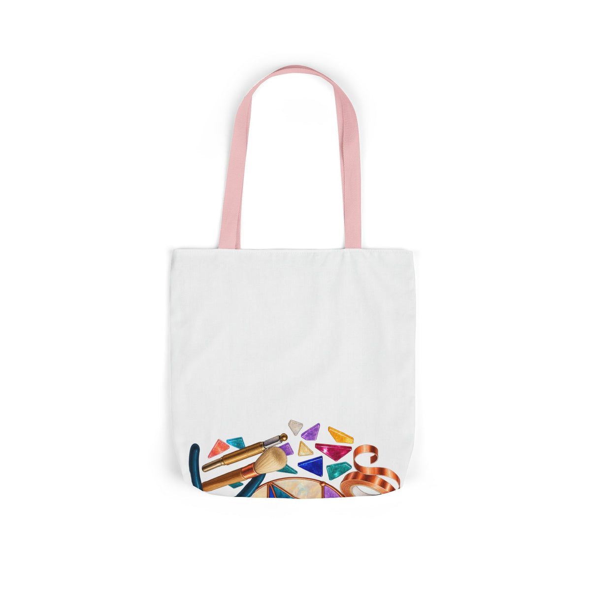 Abstract Stained Glass Suncatcher Workshop Tote Bag