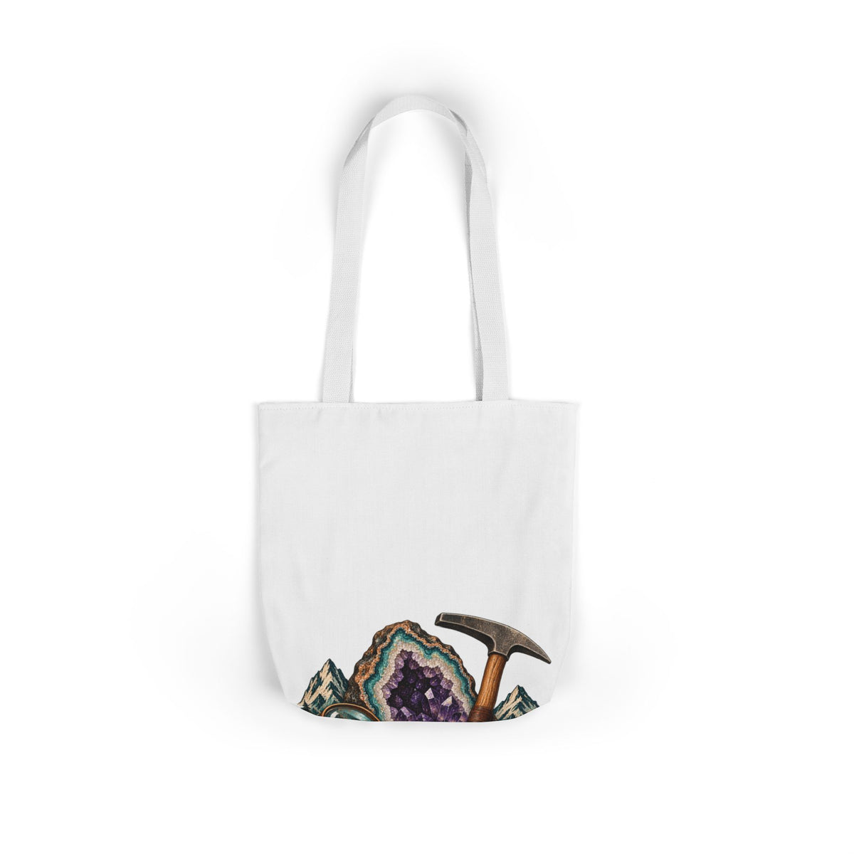 Vintage Geode and Rockhounding Field Kit Tote Bag