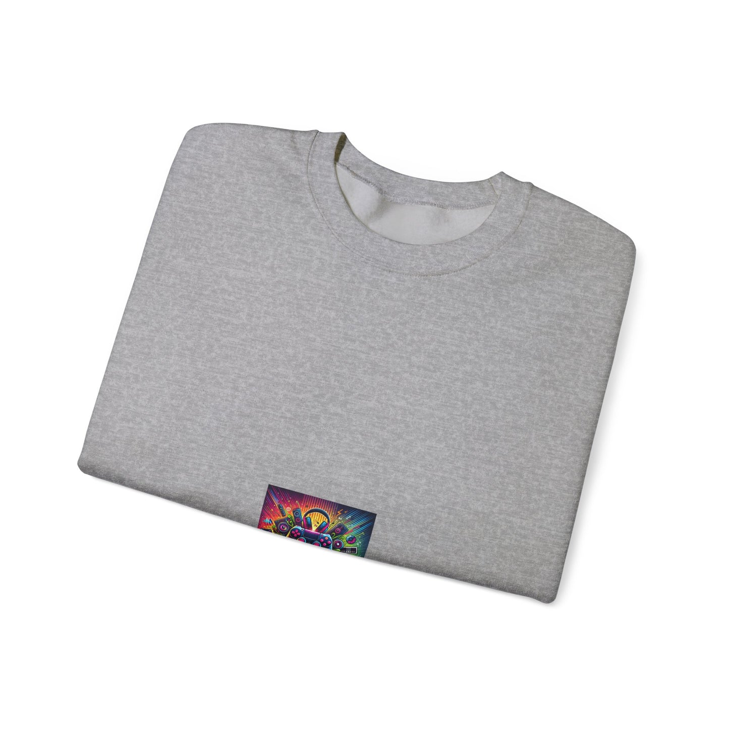Neon Gamer Energy Retro Arcade Gaming Sweatshirt Gift